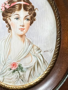 c. 19th Century Portrait Miniature | Signed
