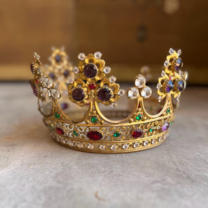 19th c. Large Santos Crown