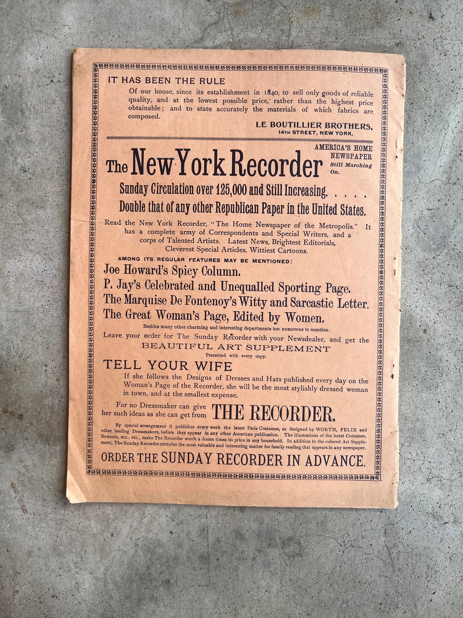 18931894 Le Boutillier Brothers Catalog Witchy Vintage