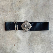 Load image into Gallery viewer, Early 20th c. Belt Buckle Set + Ribbon Belt
