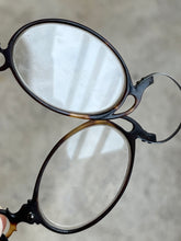 Load image into Gallery viewer, c. 1880s-1890s Tortoise Shell Pince Nez with Cord + Case