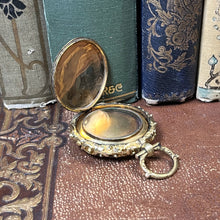 Load image into Gallery viewer, Early 19th c. Gold Front + Back Locket