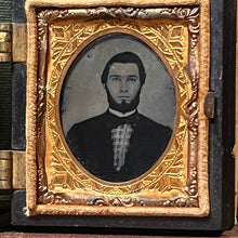 Load image into Gallery viewer, c. 1850s-1860s 1/16 Ambrotype Photograph in Case