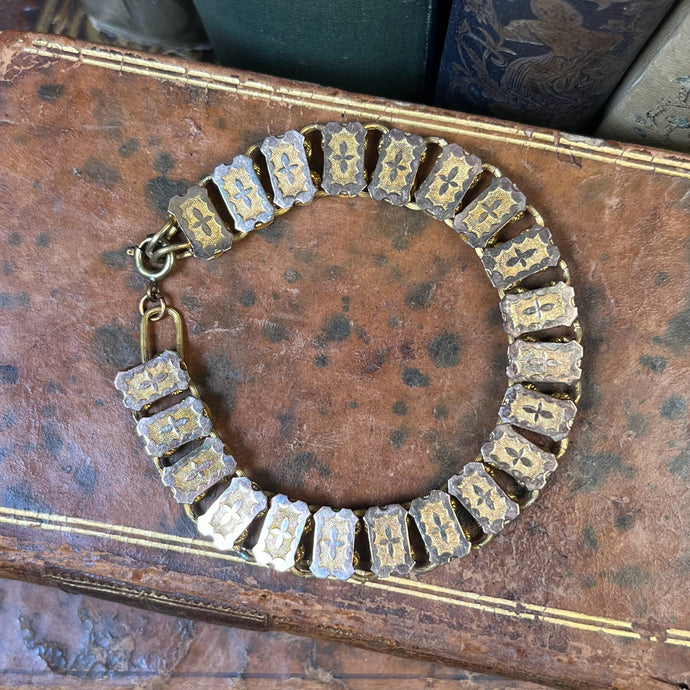 c. 1880s Book Chain Bracelet