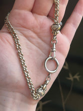 Load image into Gallery viewer, Early 19th c. Sterling Silver Curb Chain