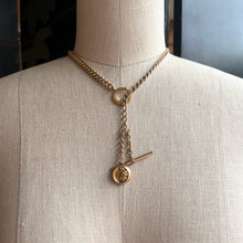 Load image into Gallery viewer, c. Turn of the Century Locket + Chains Necklace