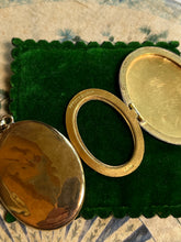 Load image into Gallery viewer, c. 1900s Gold Filled Three Photo Locket