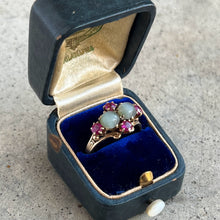 Load image into Gallery viewer, c. 1930s-1940s 14k Gold Cat&#39;s Eye Ruby Ring