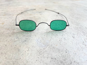 19th c. Green Tinted Eyeglasses
