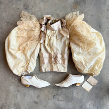 Load image into Gallery viewer, 1890s Wedding Bodice + Shoes With Provenance