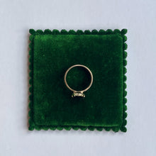 Load image into Gallery viewer, RESERVED | 10k Foiled Garnet Drop Conversion Ring