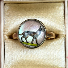 Load image into Gallery viewer, 14k Gold Essex Crystal Dog Conversion Ring