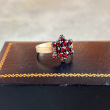Load image into Gallery viewer, Late 19th c. 10k Gold Garnet Star Conversion Ring