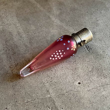 Load image into Gallery viewer, c. 1910s-1920s Pink Frosted Glass Perfume Bottle