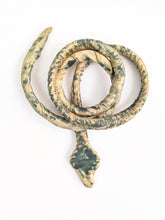 Load image into Gallery viewer, Antique Hand Painted Silk Snake