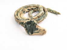 Load image into Gallery viewer, Antique Hand Painted Silk Snake