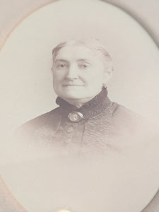 Large Antique Framed Photograph of a Lady