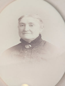 Large Antique Framed Photograph of a Lady
