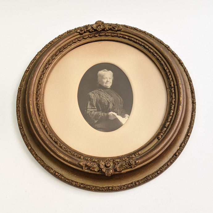 Antique Ornate Framed Photograph of a Lady