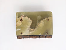 Load image into Gallery viewer, Vintage Green Onyx Stone Book Box