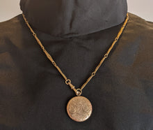 Load image into Gallery viewer, 1912 Gold Filled Monogrammed Locket with Photos