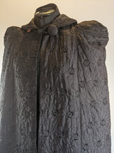 Load image into Gallery viewer, Vintage Victorian Style Quilted Cape