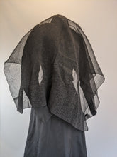 Load image into Gallery viewer, Mid-Late 19th Century Crape Mourning Veil