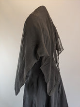 Load image into Gallery viewer, 1900s Crape Mourning Veil