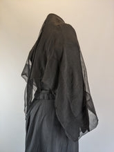 Load image into Gallery viewer, 1900s Crape Mourning Veil