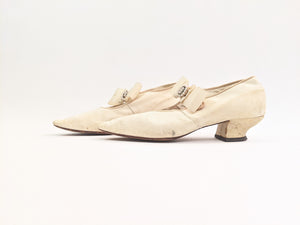 Late Victorian Pointed Toe Wedding Shoes