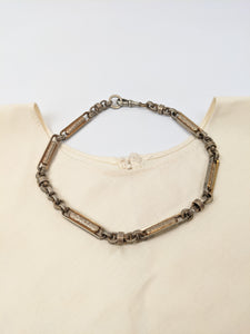 Antique Chunky Watch Chain or Choker Necklace