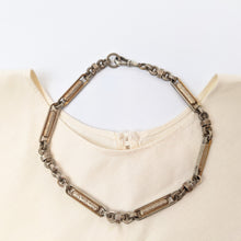 Load image into Gallery viewer, Antique Chunky Watch Chain or Choker Necklace