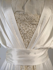 1910s Silk Lace Gown | Wedding Dress