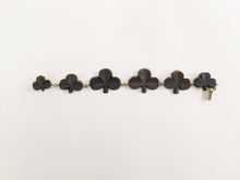 Load image into Gallery viewer, Victorian Bog Oak Shamrock Bracelet