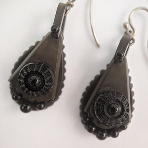 Victorian Vulcanite Earrings