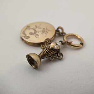 1940s Trophy and Locket Charms