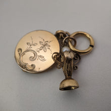 Load image into Gallery viewer, 1940s Trophy and Locket Charms