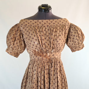 1830s Young Lady's Dress | Study or Display