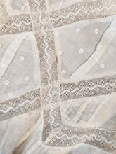 Load image into Gallery viewer, Edwardian Cotton + Lace Dress