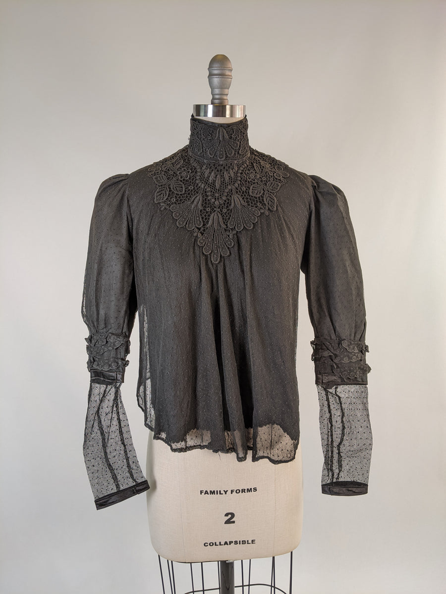 Edwardian Net Lace Shirtwaist – Witchy Vintage