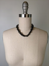 Load image into Gallery viewer, Victorian Jet Chunky Chain Necklace