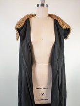 Load image into Gallery viewer, 1920s Black Silk Cape