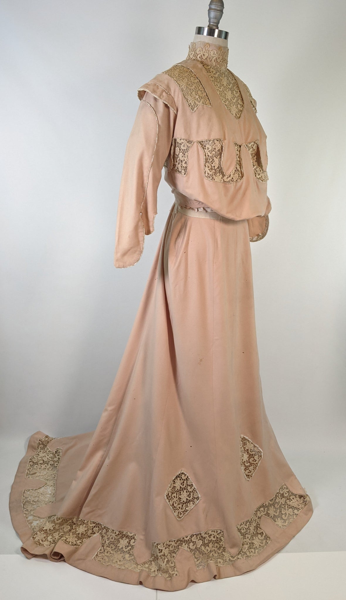Edwardian Peach Gown Witchy Vintage Edwardian Peach Gown Witchy Vintage