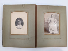 Load image into Gallery viewer, Blue Victorian Photo Album with Photos
