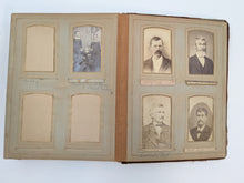 Load image into Gallery viewer, Red Victorian Photo Album with Photos