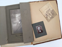 Load image into Gallery viewer, Red Victorian Photo Album with Photos
