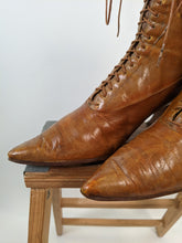Load image into Gallery viewer, 1910s Tan Lace Up Boots | Sz 8-8.5