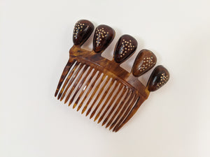 Victorian Faux Tortoise Shell Hair Comb