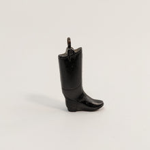 Load image into Gallery viewer, 1910s-1920s Compressed Coal Boot Pendant