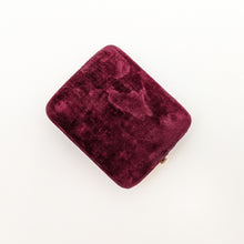 Load image into Gallery viewer, Ruby Red Victorian Velvet Box